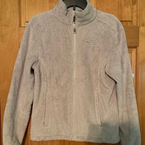 North Face Fuzzy Zip Up Jacket
